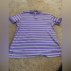 {POLO RALPH LAUREN} Purple Stripe Polo